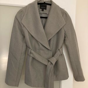 Lovely Grey Short Coat- LIKE NEW